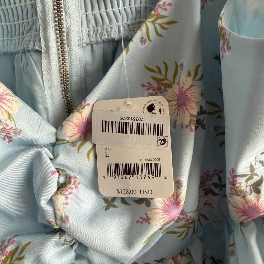 FREE PEOPLE In A Bubble Floral Mini Dress
